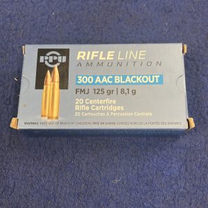 300 ACC Blackout PPU FMJ 125gr 8.1g x 20