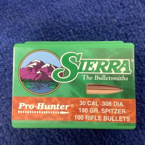 Sierra Prohunter .30 cal 150gr SBT heads
