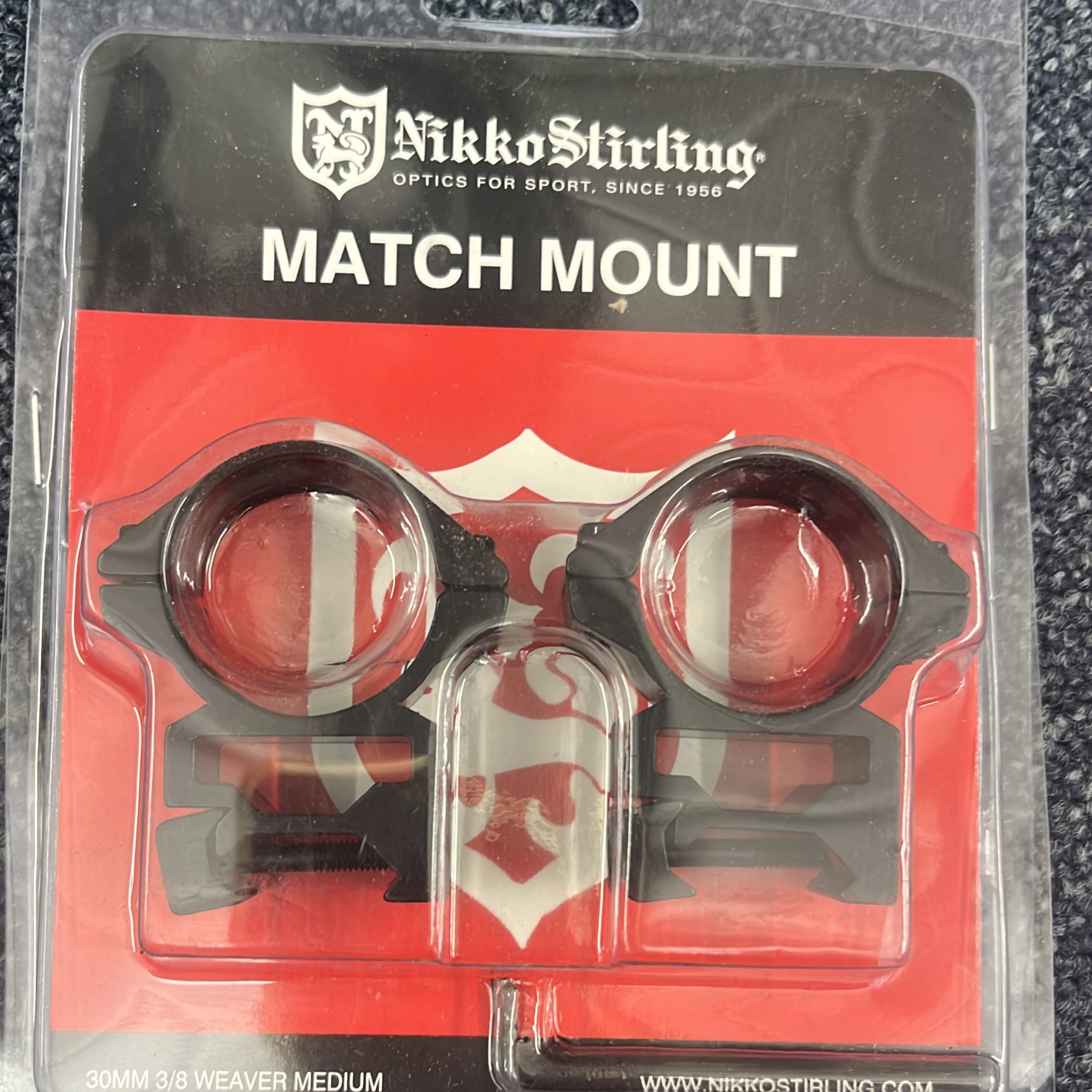 New Match Mounts Set 30mm Medium Weaver / Picatinny